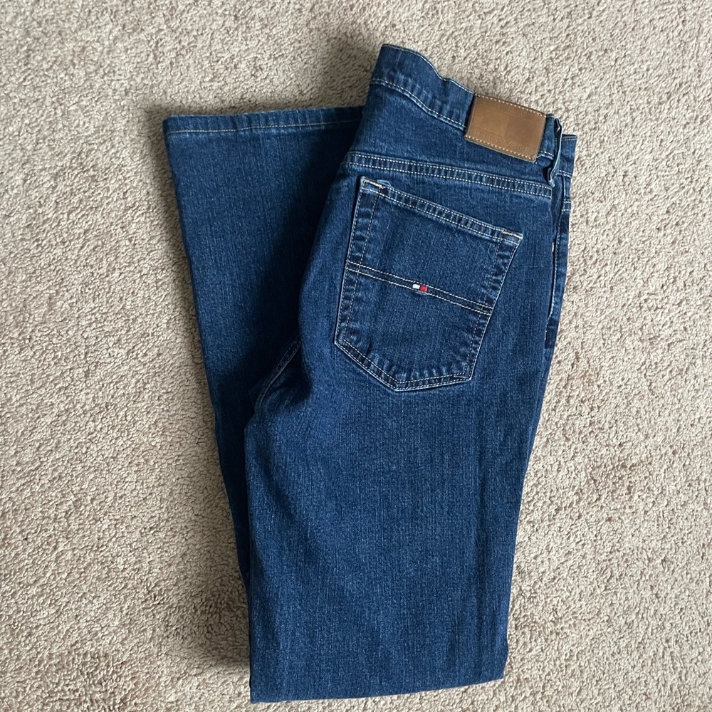 tommy hilfiger low rise jeans